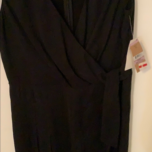 Rachel Roy sleeveless wide leg wrap jumpsuit - Picture 3 of 7